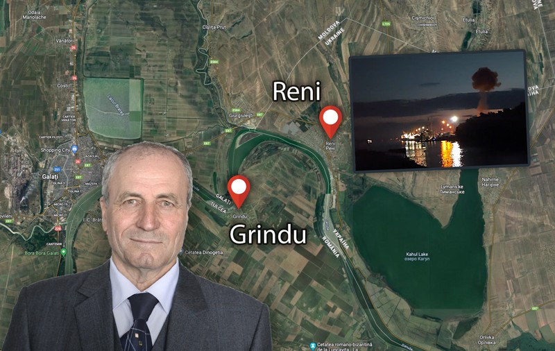 EXCLUSIV. Primarul celei mai apropiate comune româneşti de portul Reni, atacat duminică noaptea cu drone ale armatei ruse: „Starea de spirit e ca şi când nu s-ar fi întâmplat nimic”