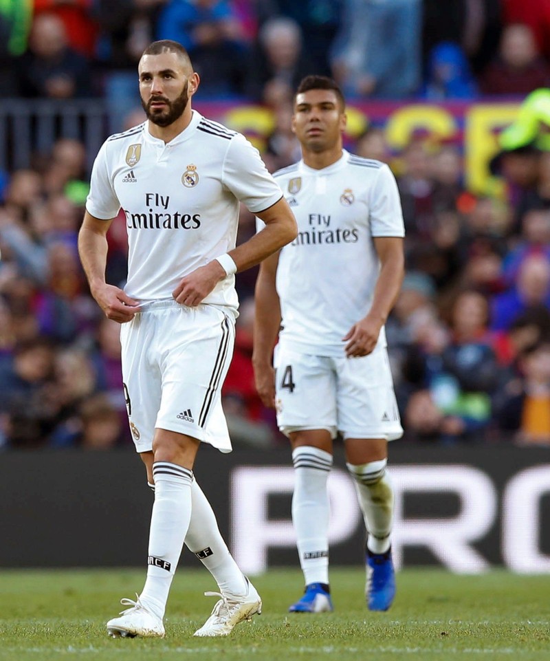 Benzema și Casemiro / FOTO: EPA
