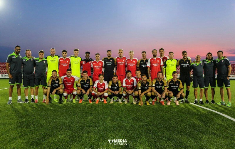 UTA Arad, echipament ca Arsenal Londra. Liga 2 începe la finele săptămânii