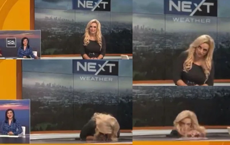 Momentul șocant când prezentatoarea știrilor meteo de la CBS leșină în direct. Cum se simte