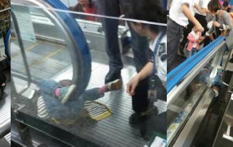 Incident şocant în China! Un copil de patru ani a murit după ce a fost "înghiţit" de scările rulante | VIDEO