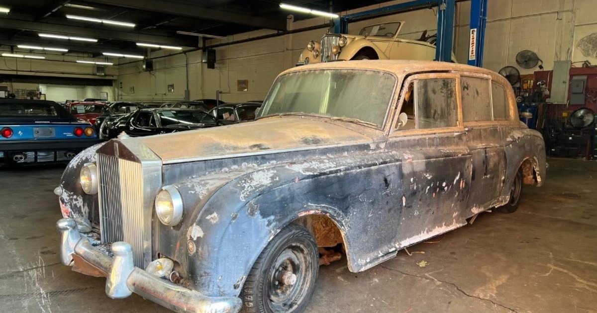 Imagine cu Rolls-Royce Phantom V din 1961.