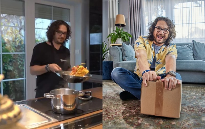 Imagini cu casa în care locuiește Florin Dumitrescu cu familia. Are o bucătărie semiprofesională, asemănătoare cu cele din restaurante