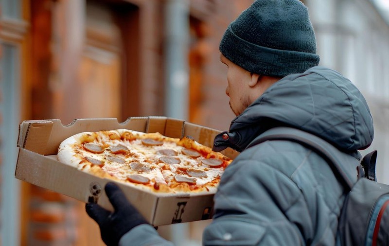 Un livrator de pizza care a dus pe jos printr-o furtună de zăpadă o comandă de 40 de dolari a primit un „bacșiș” de 42.000 de dolari