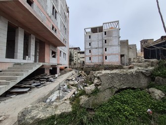 Blocul construit în zona sitului istoric din Constanța.