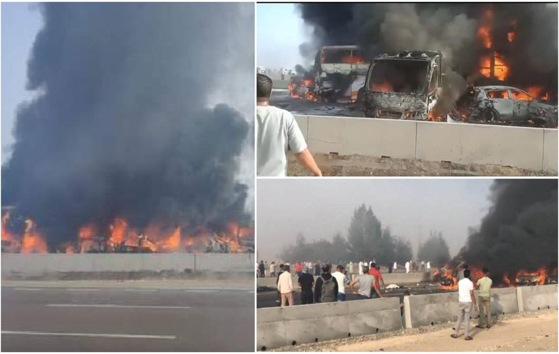 Cel puțin 32 de morți și 63 de răniți într-un accident de proporții pe o autostradă între Alexandria și Cairo, în Egipt