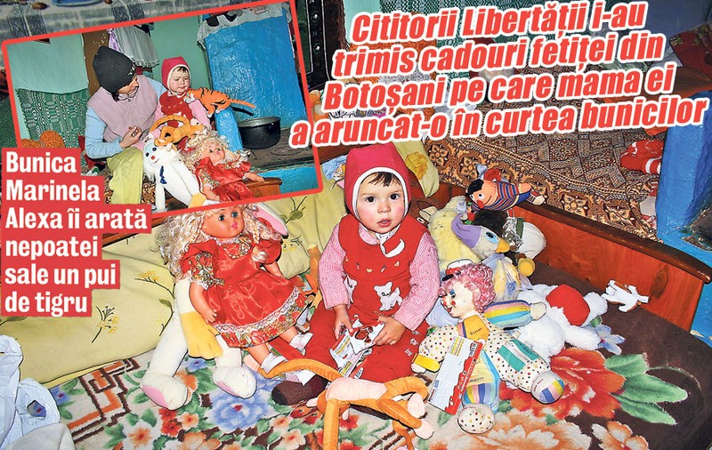 A primit o mulţime de jucării