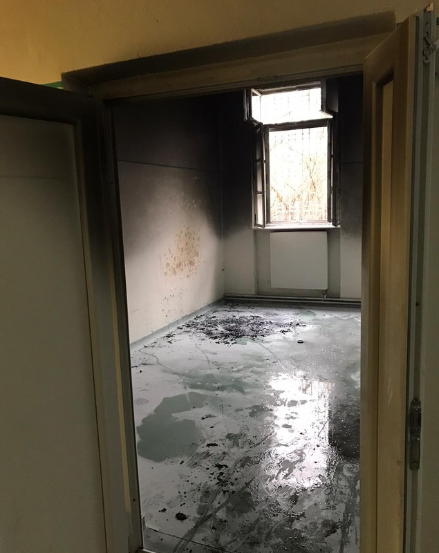 Incendiu la un spital de psihiatrie din Timiș, într-un pavilion în care sunt internaţi pacienţi COVID