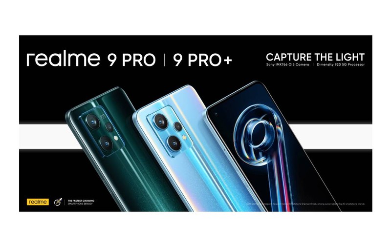 realme anunţă seria 9 Pro, echipată cu cameră foto Sony IMX766 și sistem dual de stabilizare a imaginii