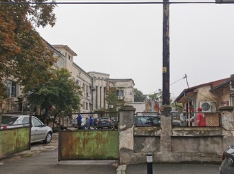 Intrarea la IML Craiova