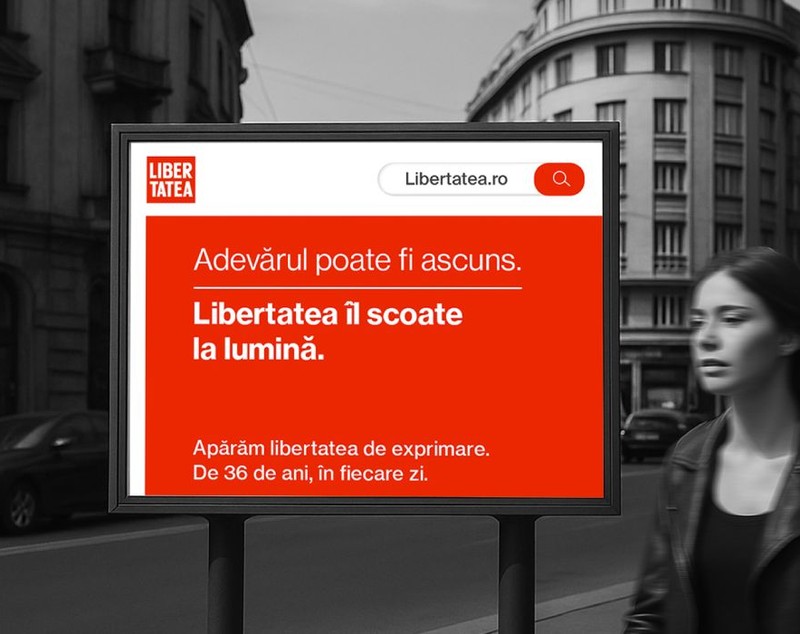 Libertatea marchează 36 de ani, printr-o campanie de brand care reafirmă rolul esențial al presei: „Apărăm libertatea. De 36 de ani, în fiecare zi”