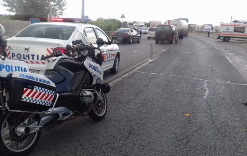 Accident cu 14 persoane implicate în apropierea Ploieștiului!