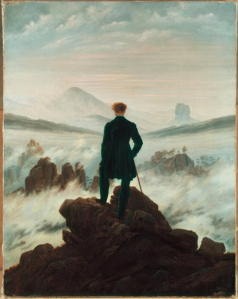 Caspar David Friedrich - Der Wanderer ber dem Nebelmeer