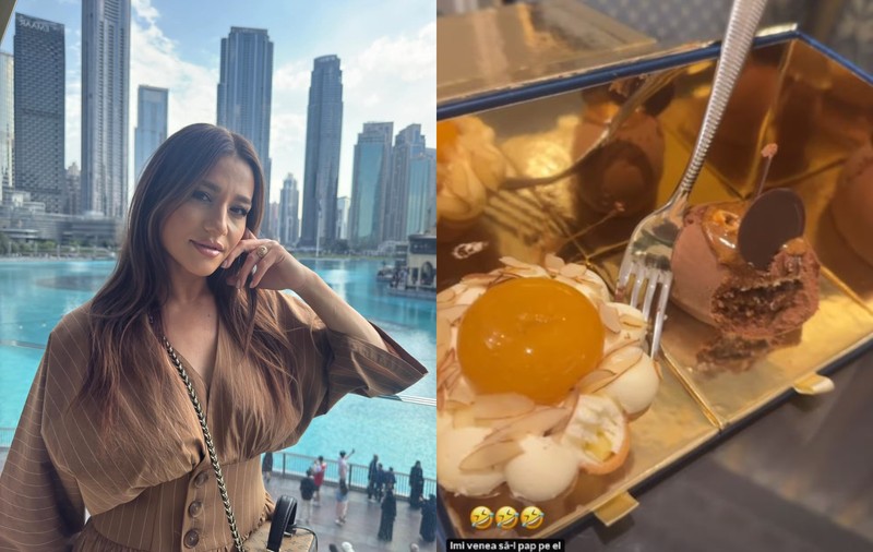Cât a plătit Claudia Pătrășcanu pentru două prăjituri în Dubai. A fost uimită când a primit nota de plată: „Nu mai vin curând”