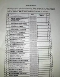 Declarația pe care srilankezii au fost puși să o semneze