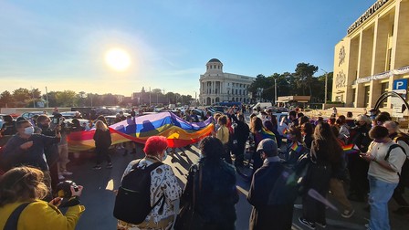 Primul marș LGTBQ din Iași s-a desfășurat, vineri 2 octombrie