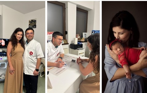 Nasterea te face mama. Dr Ciprian Morariu si Aurelia Petre despre fenomenul cezarienelor. Foto arhiva personala