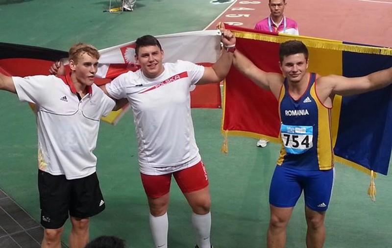 Rareş Toader, vicecampion olimpic de tineret la aruncarea greutăţii