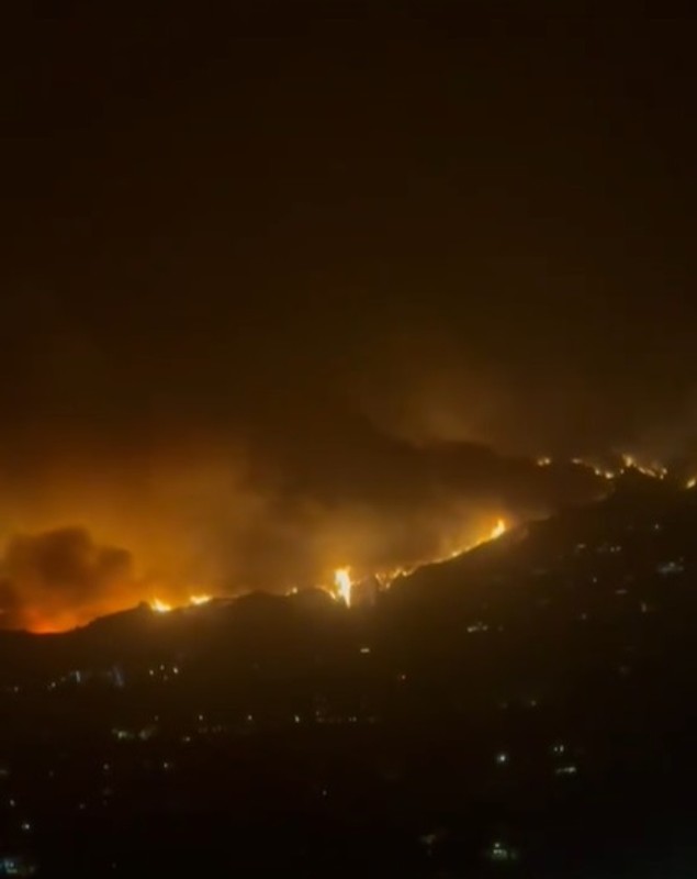 Andra Gogan a filmat de la fereastra apartamentului ei incendiul uriaș din Los Angeles: „Mi-am făcut bagajul”