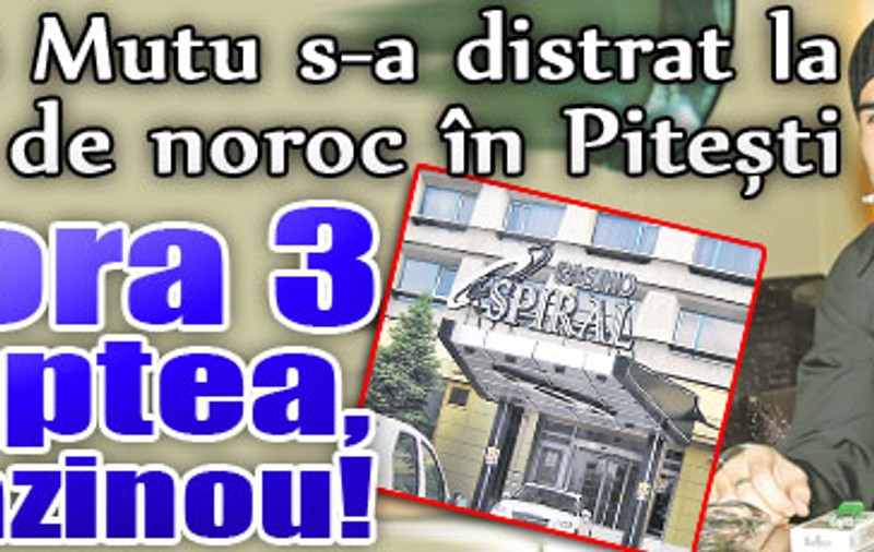 Adrian Mutu s-a distrat la jocuri de noroc în Piteşti