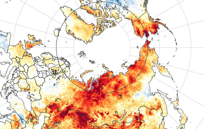 Siberia se topește: 38 de grade Celsius în mijlocul uneia dintre cele mai reci zone de pe Terra