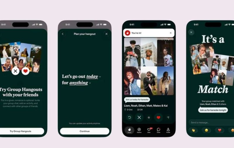 Tinder a lansat o nouă funcție prin care grupuri de prieteni se pot întâlni pentru socializare.