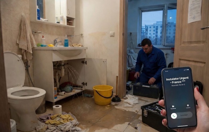 Avarie la instalația sanitară? Cum găsești un instalator autorizat în București care nu te lasă cu balta în casă