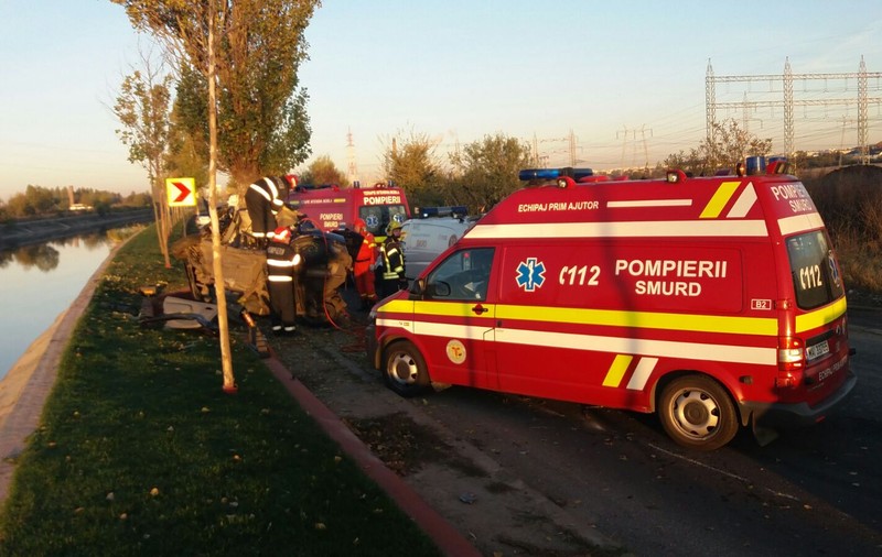 Doi morţi în București în urma unui accident produs pe Splaiul Dudescu