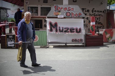 Terasa Obor, închisă și lipsită de clienți din cauza COVID-19 | Foto: Hepta