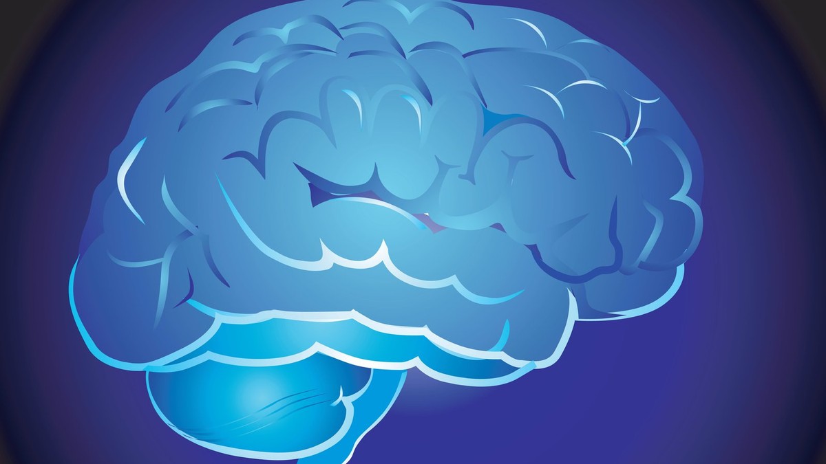 Ce pot face oamenii diagnosticați cu scleroza multiplă. Desen cu creierul uman (culoare albastră)