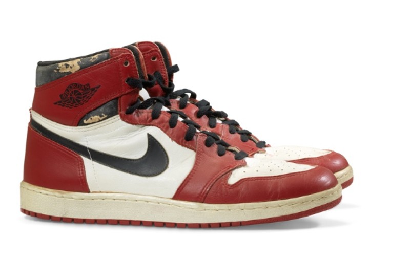 O pereche de ghete purtată de Michael Jordan a fost vândută cu 615.000 de dolari