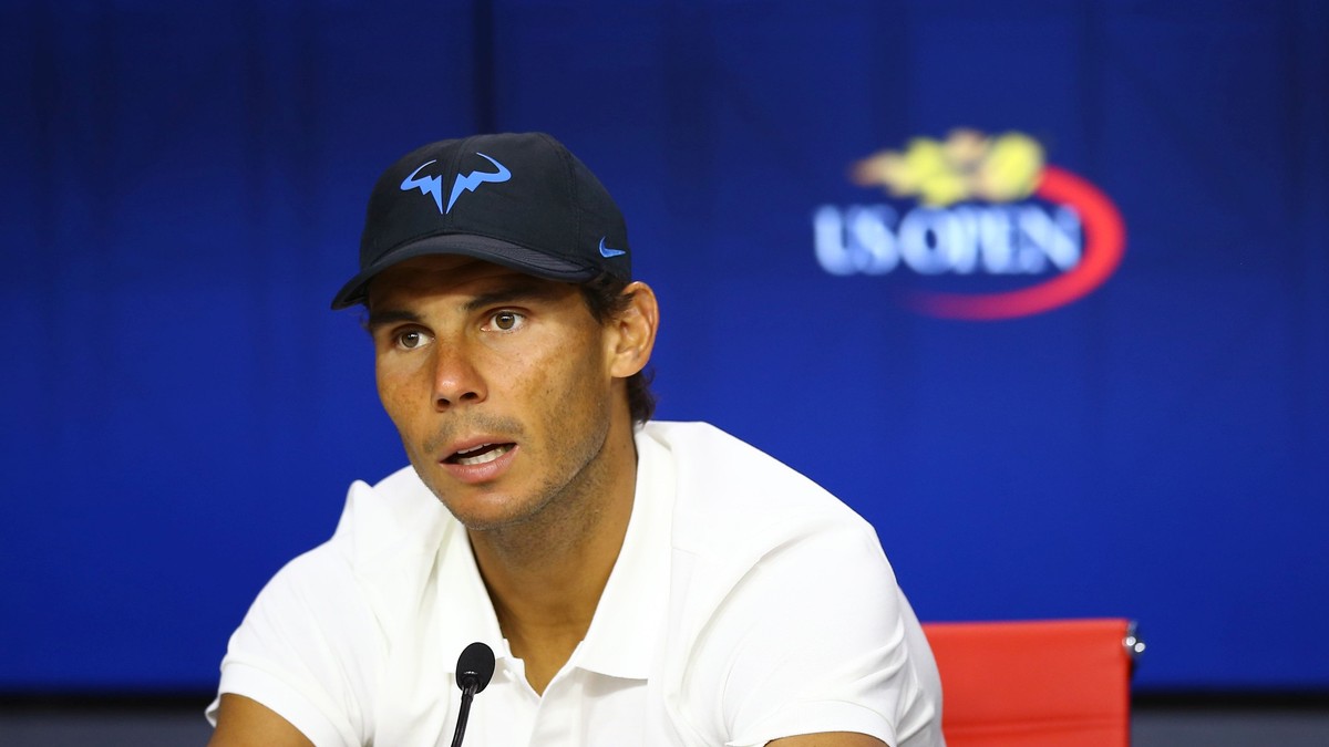 Rafael Nadal, în timpul unei conferințe de presă la US Open. (FOTO: HEPTA)