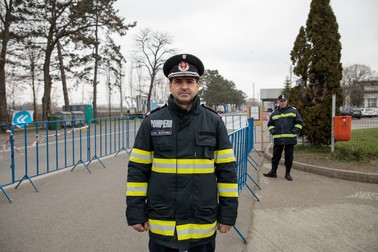 Căpitanul Alin Găleată, ofițer de presă. Foto: Vlad Chirea / Libertatea