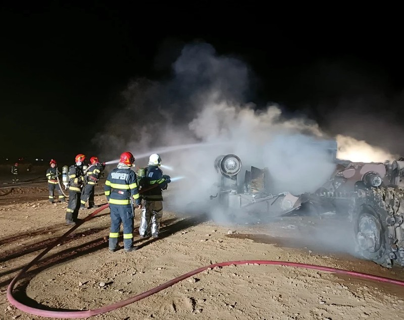 Cum arată locul unde au fost găsiți carbonizați patru muncitori, după explozia la magistrala de gaze de la Călimănești