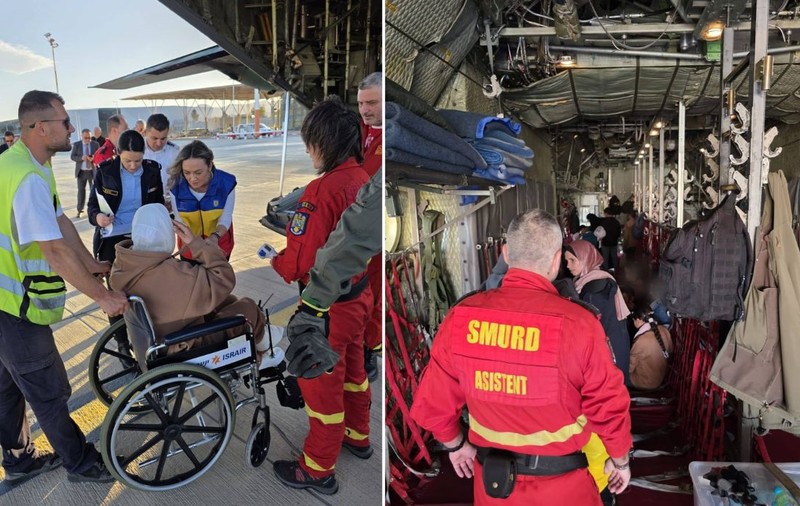 Zeci de cetățeni din Fâșia Gaza au fost transportați în România pentru îngrijiri medicale. În ce țări vor fi transferați