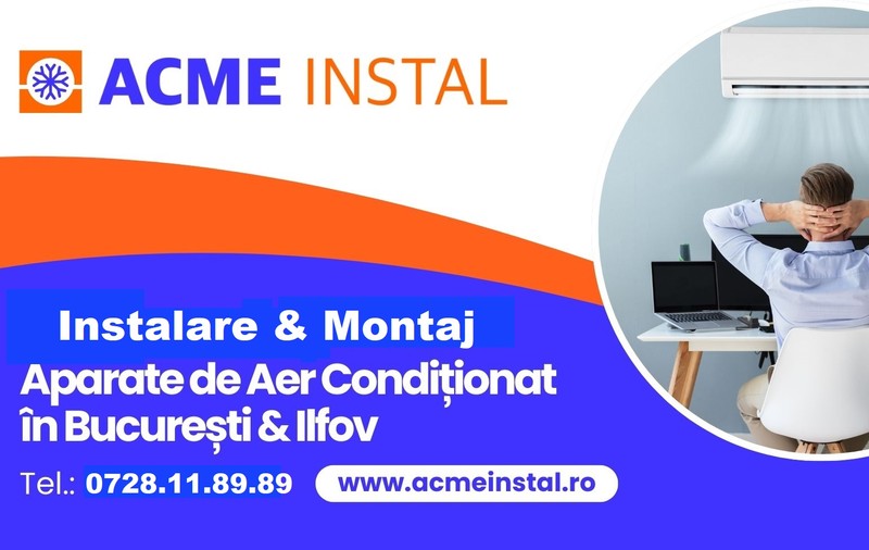 Aerul condiționat – necesitate de sezon și confort pe termen lung. Află de ce tot mai mulți bucureșteni aleg montaj profesionist cu ACME INSTAL