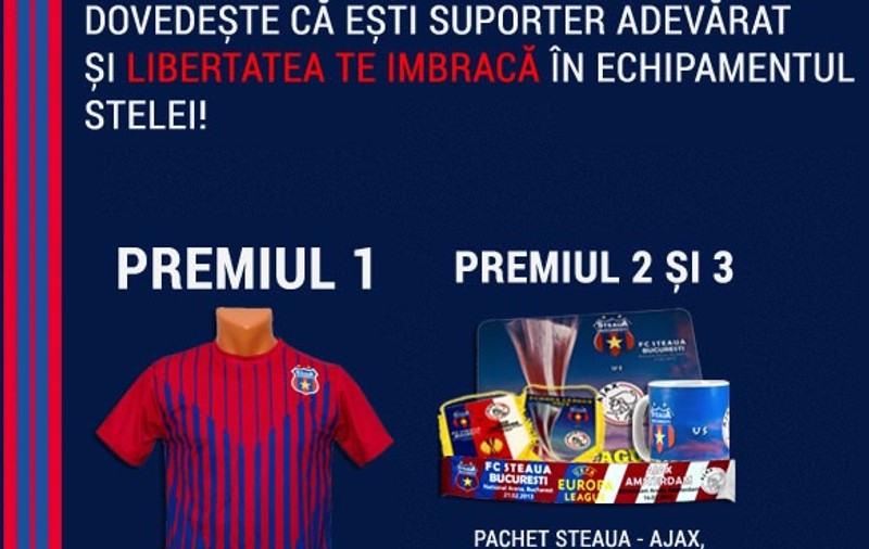 Află dacă eşti unul dintre câştigătorii concursului "Fii suporter adevărat"