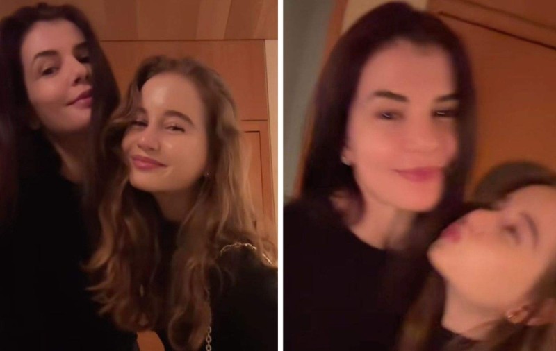 Imagini rare cu Irina Columbeanu și Monica Gabor împreună. Fiica lui Irinel s-a întors în Malibu: „Idolul meu, Moni Bomboni”