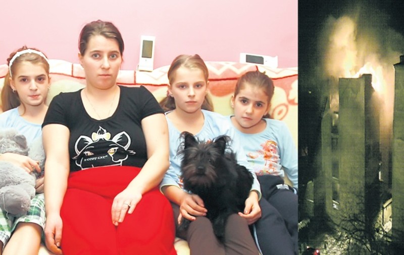 «Tati ne-a scos din flăcări»
