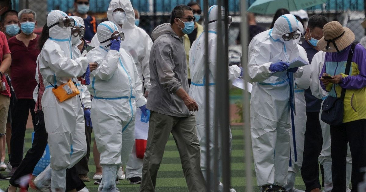 Noul focar de infecție a izbucnit în Piața Xinfadi FOTO: EPA