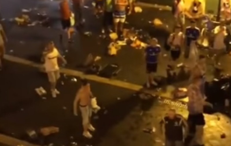 Euro 2016. Nebunia a atins cote maxime! Alte două galerii s-au stâlcit în bătaie | VIDEO