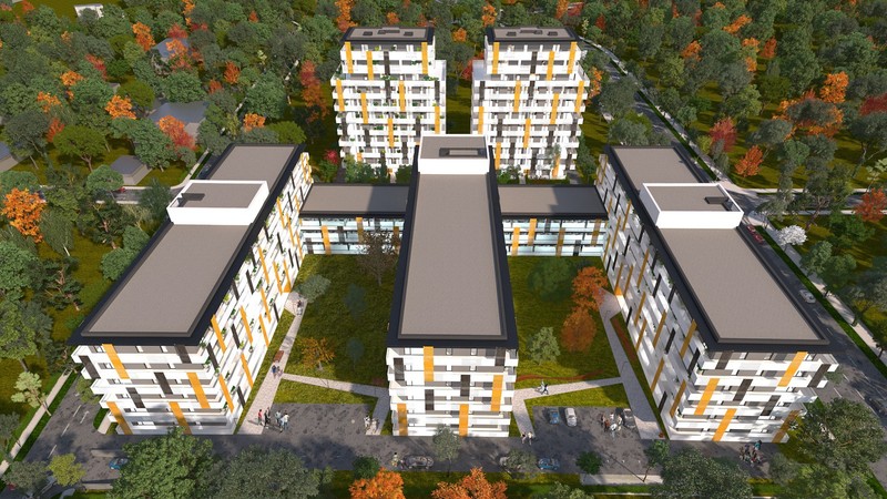 Proiectul H4L Holban: 2 blocuri de 9 etaje plus 3 de 5 etaje