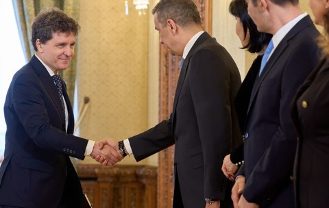 Președintele Nicușor Dan va avea prima întâlnire în cadrul consultărilor de la Cotroceni cu reprezentanții PSD. Foto: Profimedia
