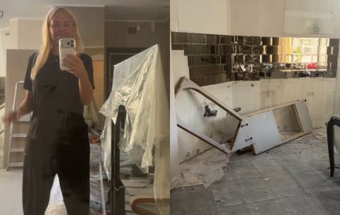 Vica Blochina își renovează apartamentul