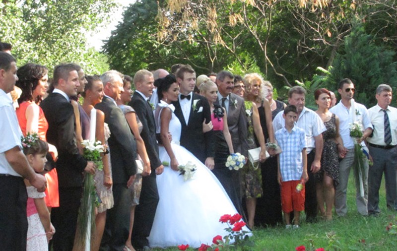 Cristi Sârghi, fundaşul Oţelului Galaţi, s-a căsătorit cu Anca Maria, aleasa inimii lui