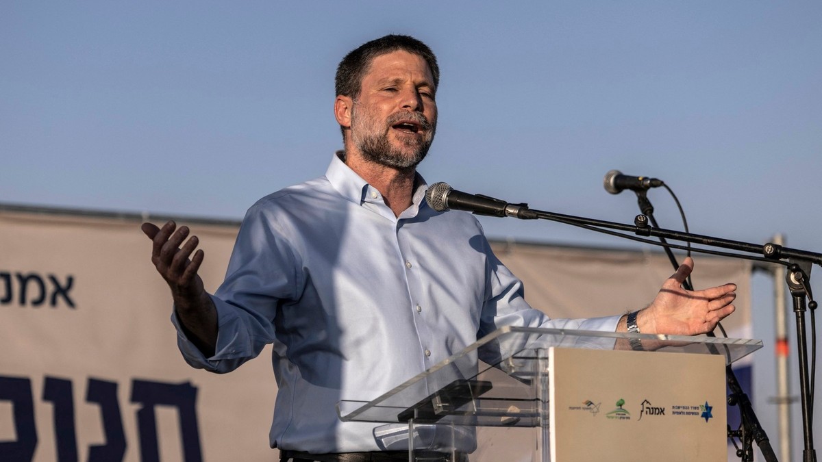Bezalel Smotrich vorbește în timpul ceremoniei oficiale de inaugurare a noii colonii israeliene în Cisiordania. Imagine cu caracter ilustrativ Sursa foto: Profimedia