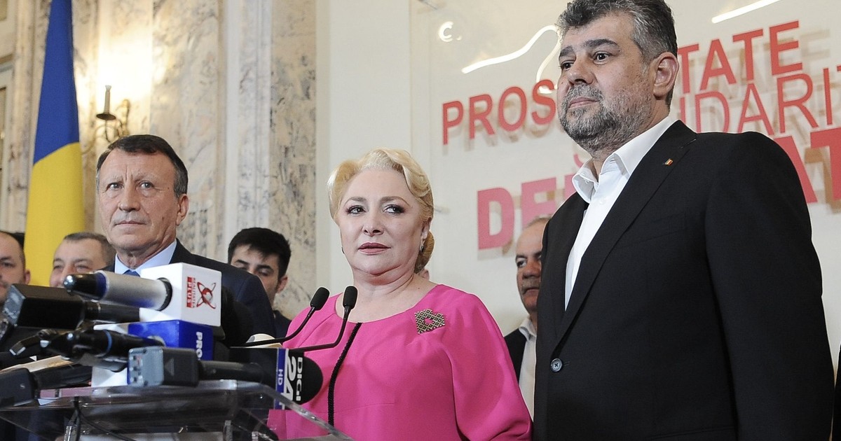 Viorica Dăncilă și Marcel Ciolacu