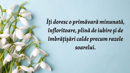 Mesaje frumoase pentru 1 Martie