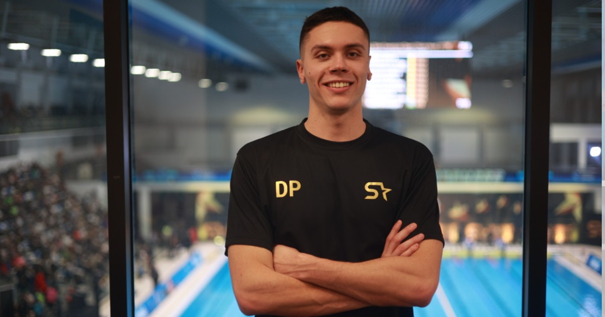 David Popovici, la complexul de Natație de la Otopeni, 17 ianuarie 2026