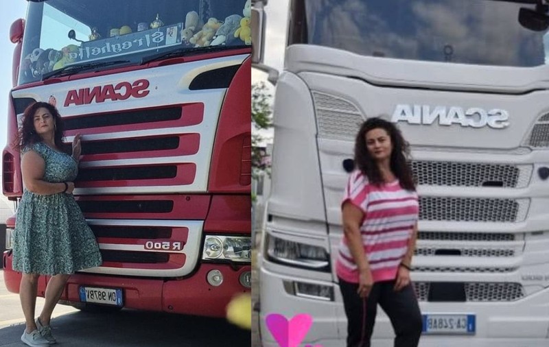 O româncă s-a făcut șofer de TIR după ce soțul ei, tot camionagiu, a murit într-un accident. Claudia e acum „Șoferul de camion al anului”, în Italia